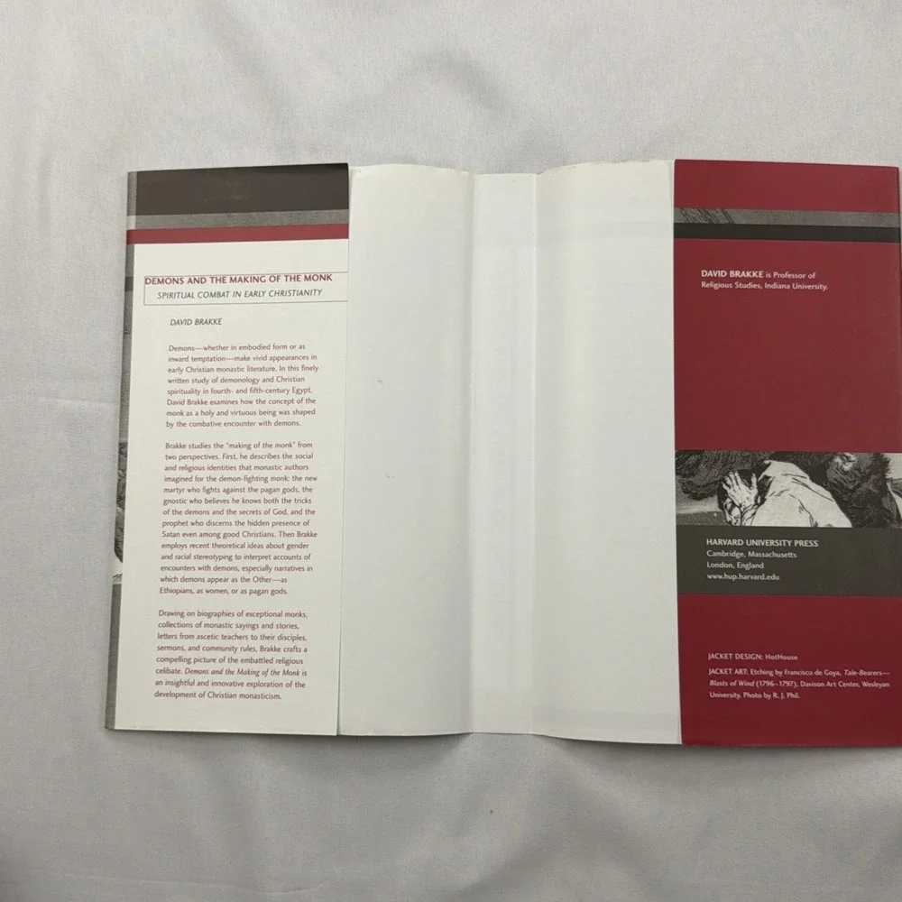 DEMONS AND THE MAKING OF THE MONK: SPIRITUAL COMBAT IN By David Brakke NM